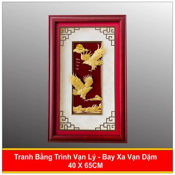  Tranh Cửu Ngư Quần Hội Mạ Vàng 4065 