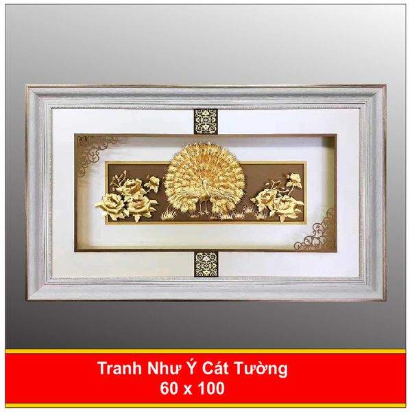  Tranh Như Ý Cát Tường Mạ Vàng 24K Phong Cách Dubai 