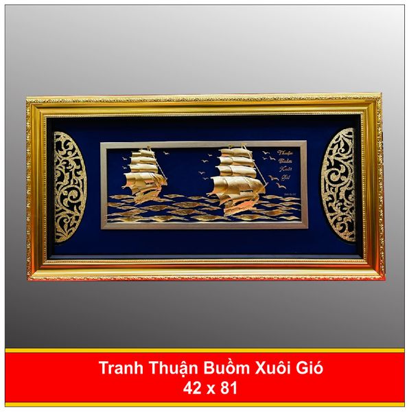  Tranh Thuận Buồm Xuôi Gió Mạ Vàng - 4281 