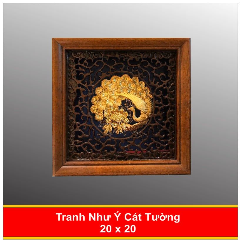  Tranh Như Ý Cát Tường Mạ Vàng - 2020X 