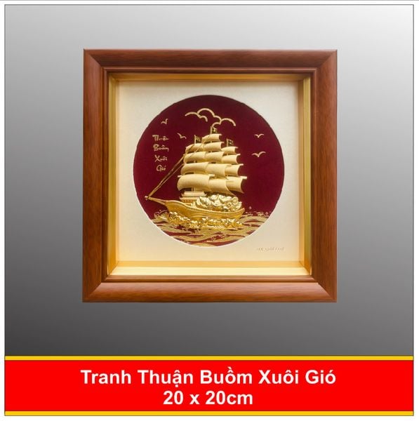  Tranh Thuận Buồm Xuôi Gió Mạ Vàng 2020T 