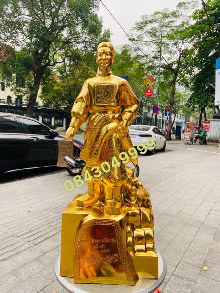  Tượng Lê Lợi Mạ Vàng 24K 