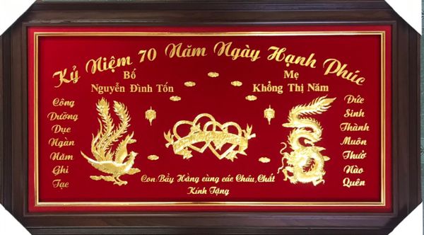  Kỷ Niệm 70 Năm Ngày Cưới 