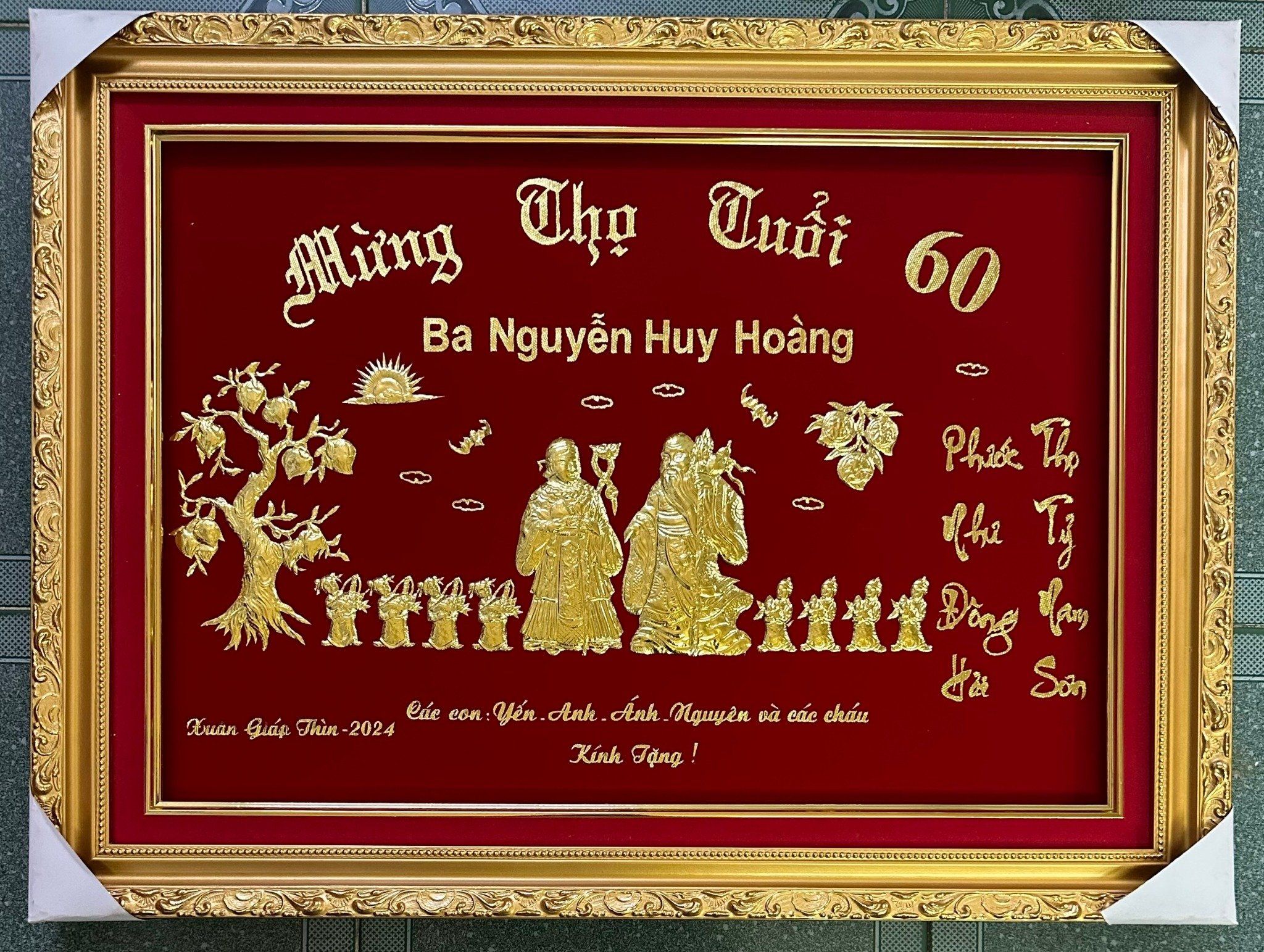  TRANH MỪNG THỌ TUỔI 70 CAO CẤP 