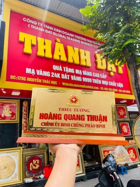  BIỂN CHỨC DANH TRUNG TƯỚNG 