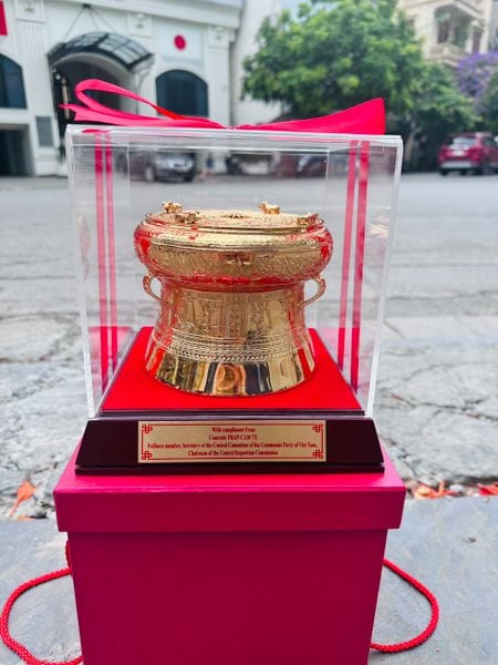  TRỐNG ĐỒNG MẠ VÀNG PHI 20 