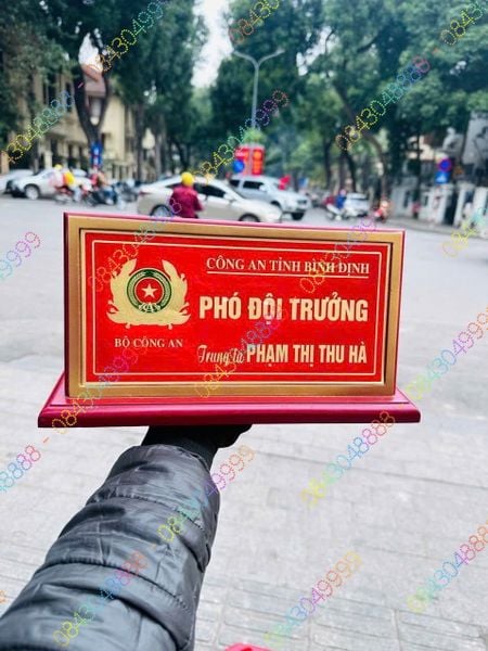  BIỂN CHỨC DANH CÔNG AN 