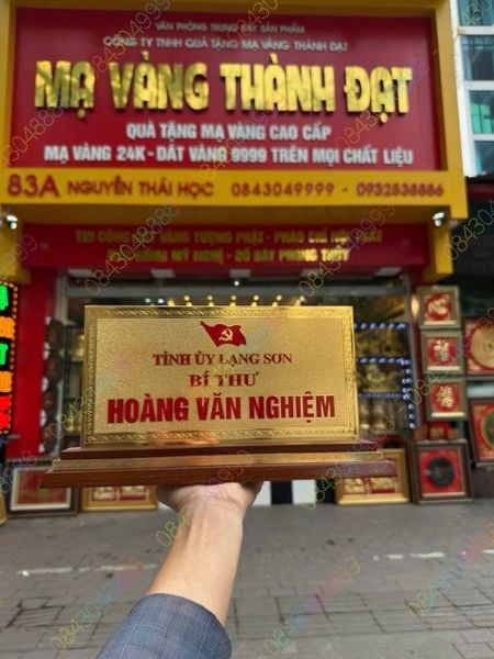  BIỂN CHỨC DANH BÍ THƯ TỈNH UỶ 