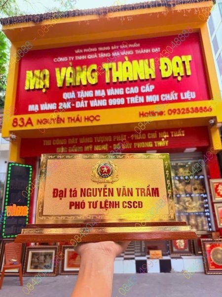  BIỂN CHỨC DANH ĐẠI TÁ CÔNG AN M1 