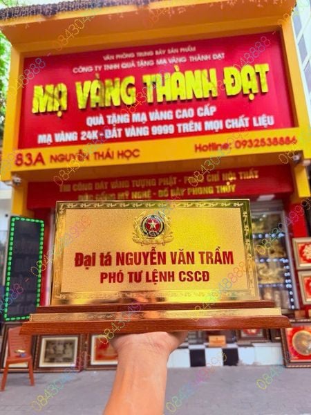  BIỂN CHỨC DANH ĐẠI TÁ CÔNG AN M2 