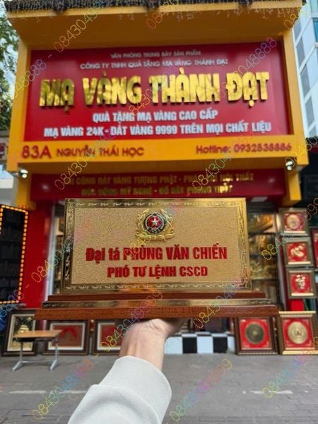  BIỂN CHỨC DANH ĐẠI TÁ CÔNG AN M3 