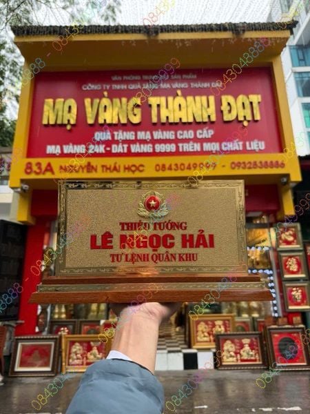  BIỂN CHỨC DANH TƯ LỆNH QUÂN KHU 5 