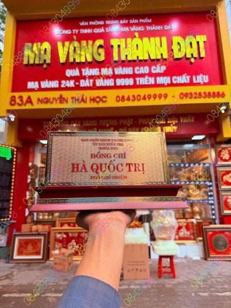  BIỂN CHỨC DANH BAN KIỂM TRA TRUNG ƯƠNG M1 