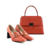  Set Túi Và Giày Vân Cam 