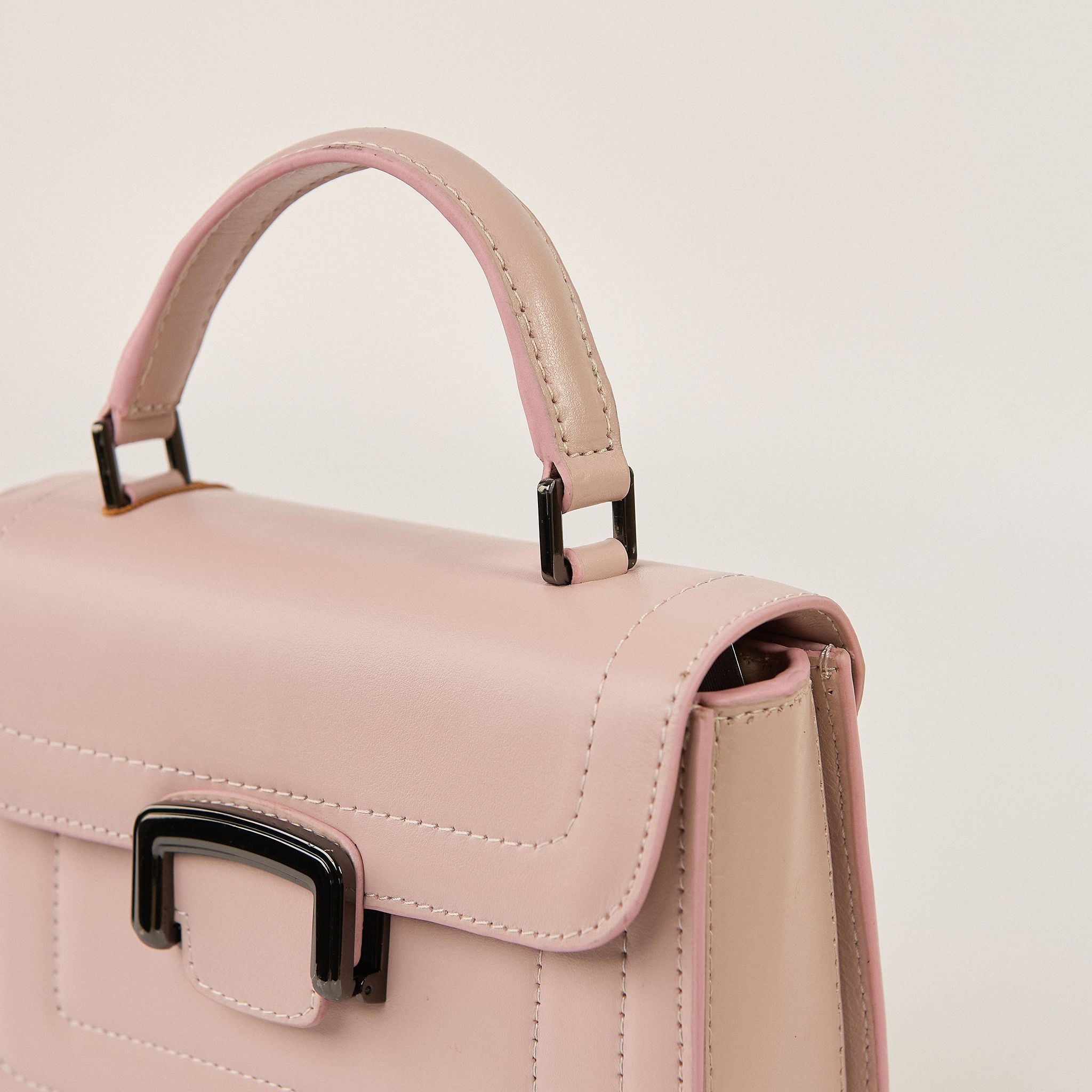  Túi Xách Nữ Da Trơn Hồng 26H.23 