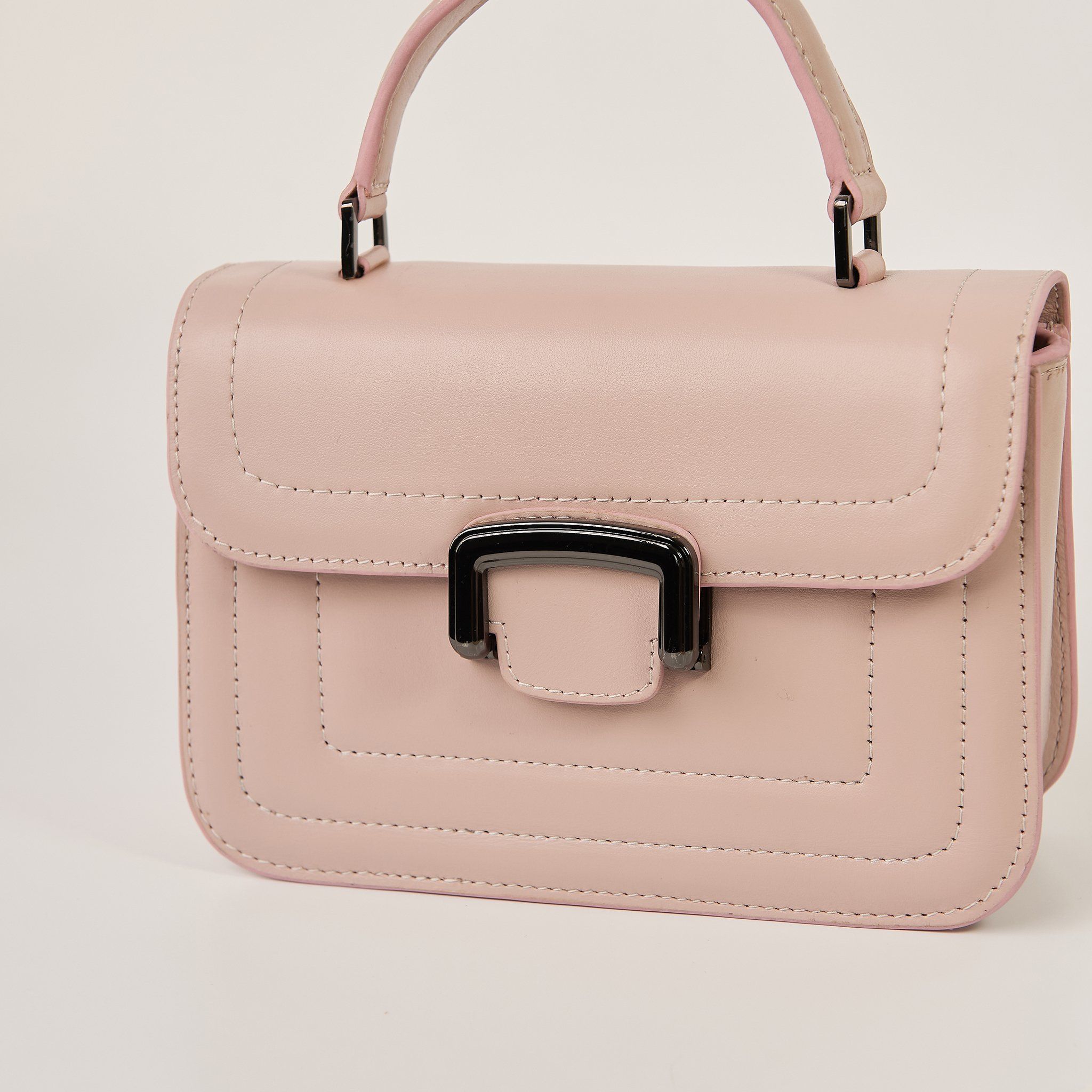  Túi Xách Nữ Da Trơn Hồng 26H.23 