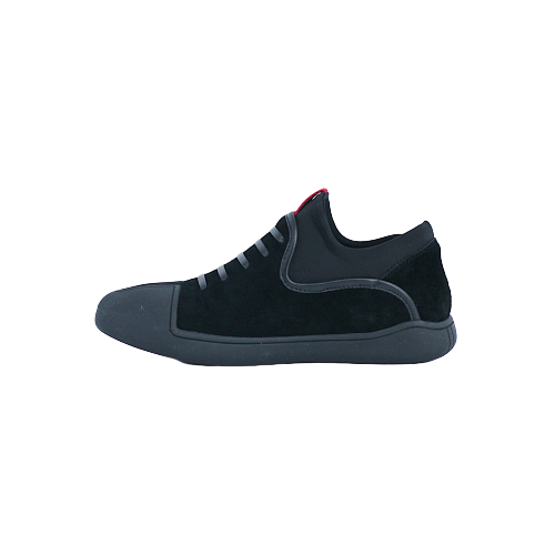  Giày Sneaker Da Nữ Slip On Đen 593.11 