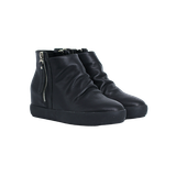  Giày Boot Da Nữ Khóa Zip Đen 593.10 