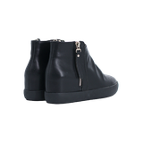  Giày Boot Da Nữ Khóa Zip Đen 593.10 