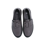  Giày Sneaker Nữ Da Slip On Ghi 593.15 