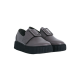  Giày Sneaker Nữ Da Slip On Ghi 593.15 