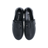  Giày Sneaker Nữ Da Slip On Đen 593.18 
