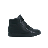  Giày Boot Da Nữ Khóa Zip Đen 593.8 