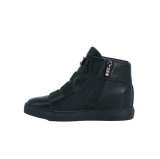  Giày Boot Da Nữ Khóa Zip Đen 593.8 