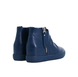 Giày Boot Da Nữ Khóa Zip Xanh 593.9 