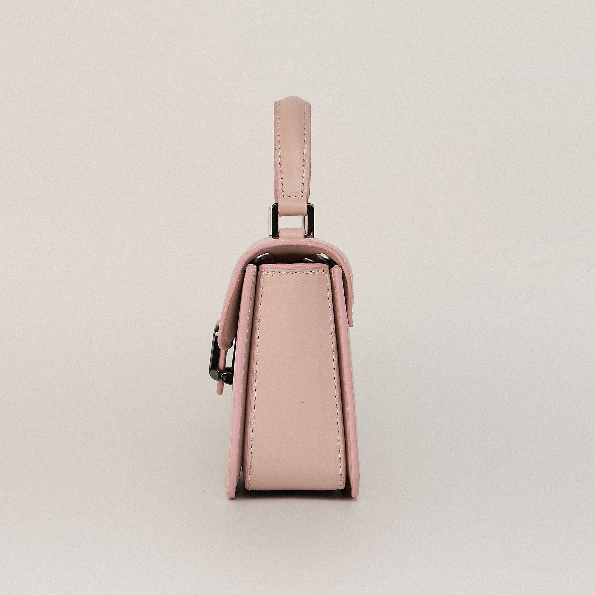  Túi Xách Nữ Da Trơn Hồng 26H.23 