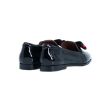  Giày Moccasin Nữ Đính Nơ Đen Bóng 693.41 