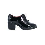  Giày Boot Da Nữ Cổ Thấp Đen Bóng 693.32 
