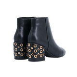  Giày Boot Da Nữ Cao Gót Đen 693.34 