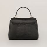  Túi Xách Nữ Da Vân Logo Scorpion Đen 26.222 