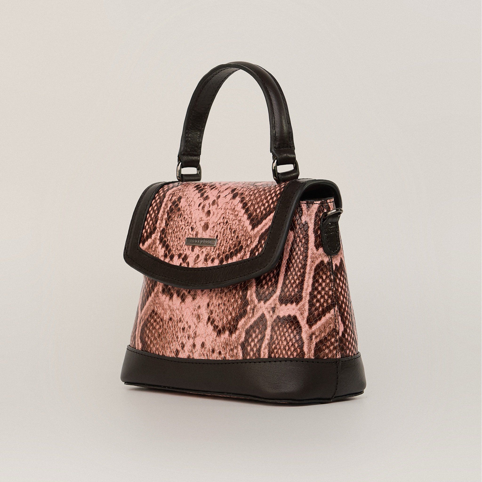  Túi Xách Nữ Da Vân Trăn Hồng 26H.11 