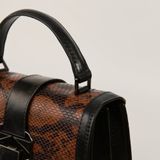  Túi Xách Nữ Da Vân Nâu 26NĐ.213 