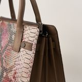  Túi Xách Nữ Da Vân Đỏ Loang 26.166 