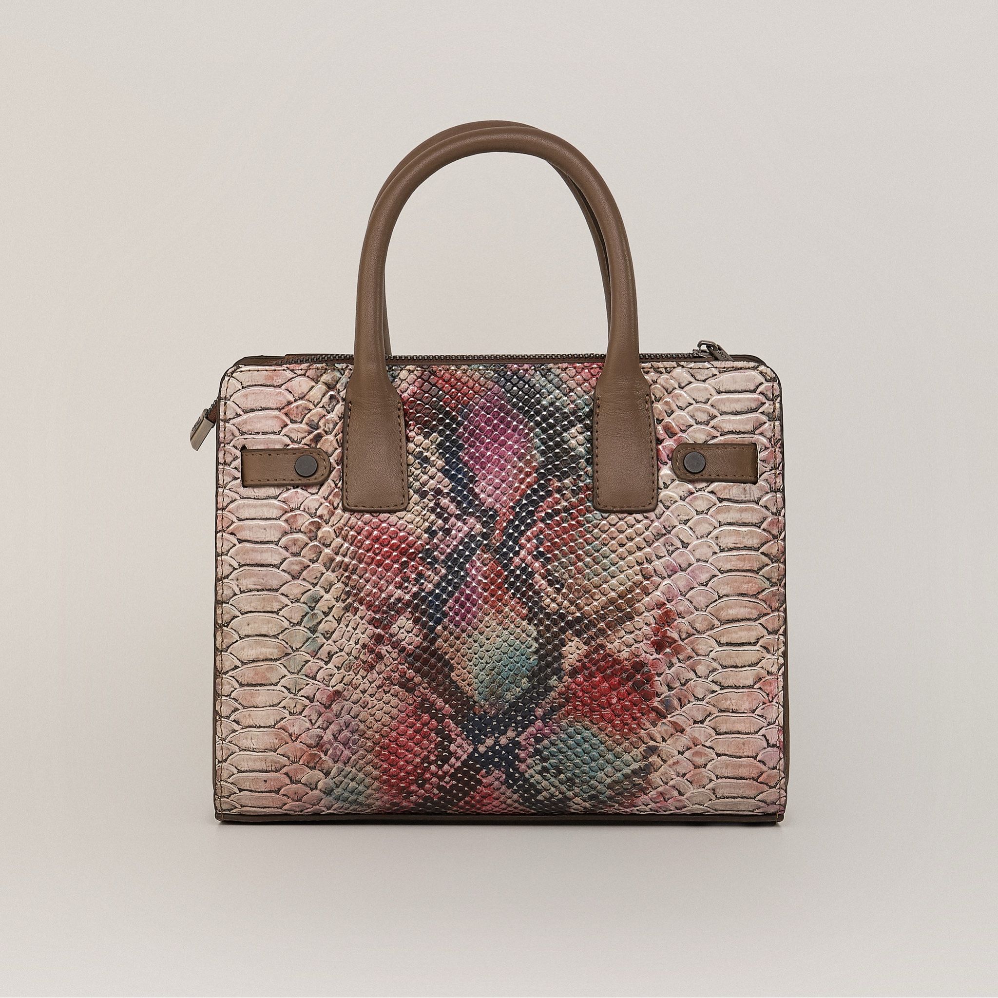  Túi Xách Nữ Da Vân Đỏ Loang 26.166 