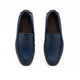  Giày Moccasin Nam Da Xanh 28A.7 