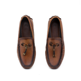  Giày Moccasin Nam Da Nâu Vàng 28A.5 