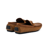  Giày Moccasin Nam Da Nâu Nhạt 28A.4 