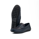  Giày Moccasin Nam Da Xanh Đen 939.16 