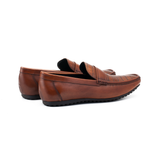  Giày Moccasin Nam Da Nâu 28A.22 