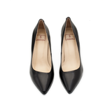  Giày Cao Gót Da Đen 881.27 