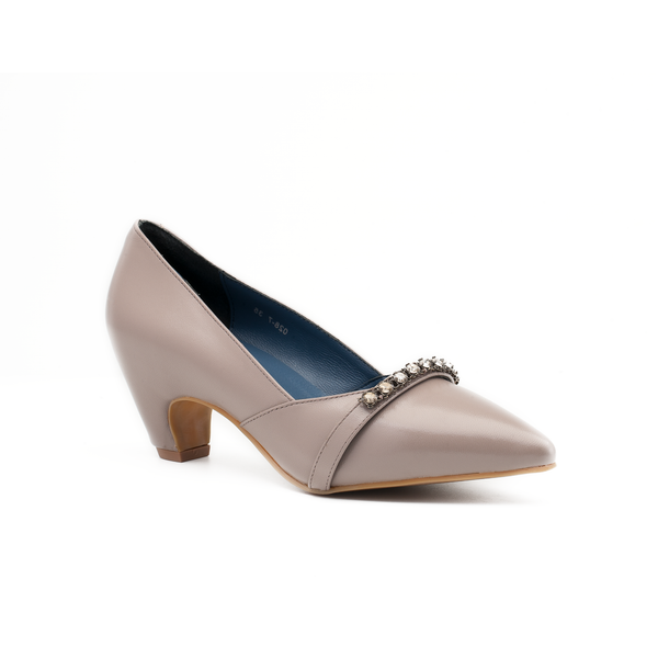  Giày Cao Gót Da Ghi 993.3 