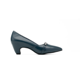  Giày Cao Gót Da Xanh 993.4 