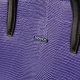  Túi Xách Nữ Da Vân Xanh Tím Than 26X.37 