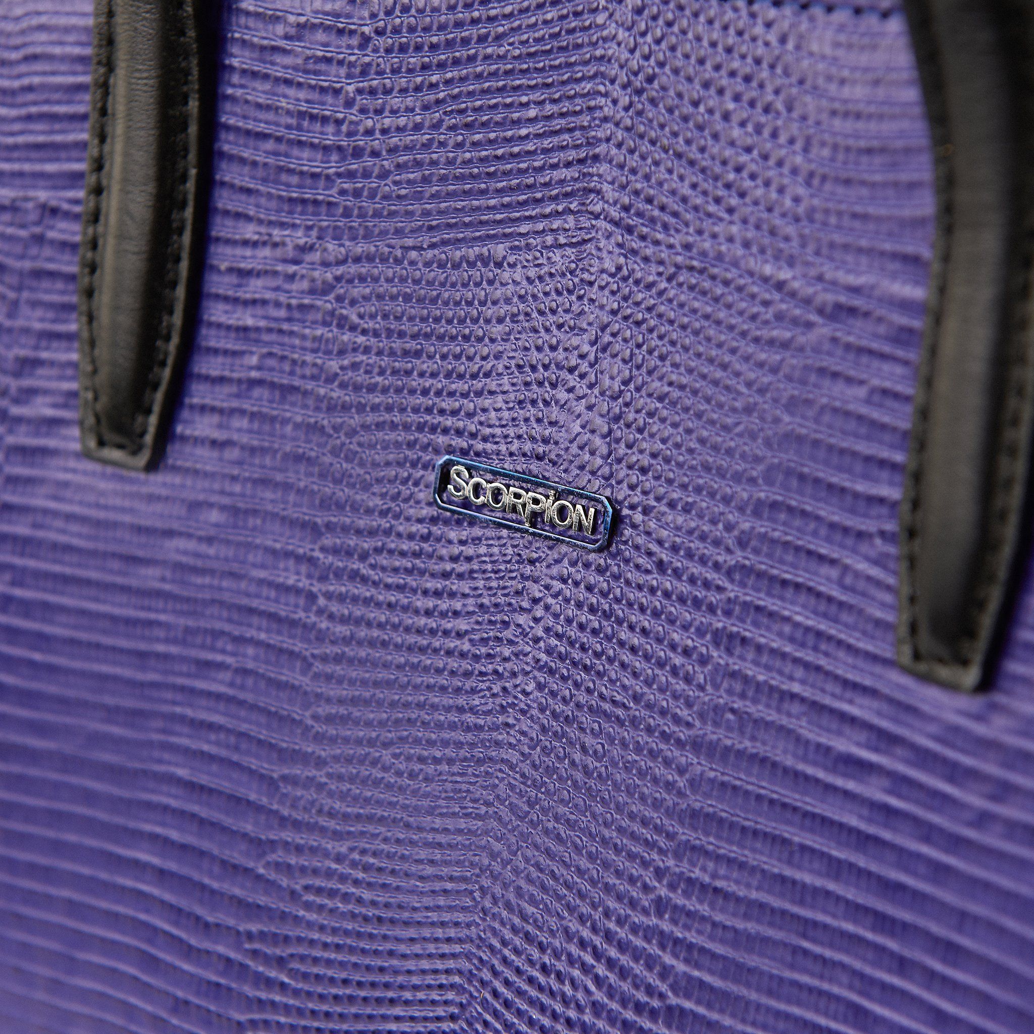  Túi Xách Nữ Da Vân Xanh Tím Than 26X.37 