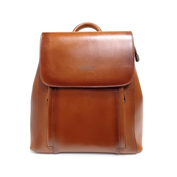  Balo Da Nữ Trơn Nâu 26V.30 