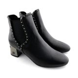  Giày Boot Da Nữ Đen 83.2 